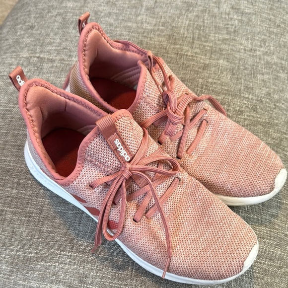 Adidas Pink Knit Sneakers with White Sole - Picture 2 of 10